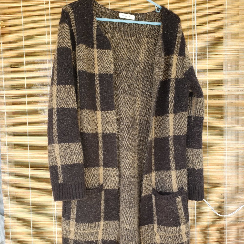 Long Coatigan Style Sweater